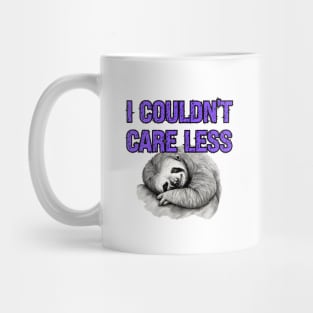 don't care attitude, lazy sarcastic sloth Mug